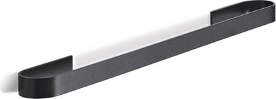 Handdoekhouder - 60 cm - Zelfklevend handdoekrek - Handdoekrek zwart - Handdoekrek badkamer - Handdoekstang -Gastendoekhouder - Handdoekhouders - Badkameraccesoires - Vaatdoekhouder