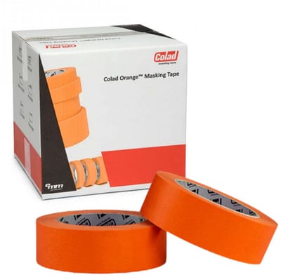 Afplakband Oranje 38mm x 50m - Schilderstape