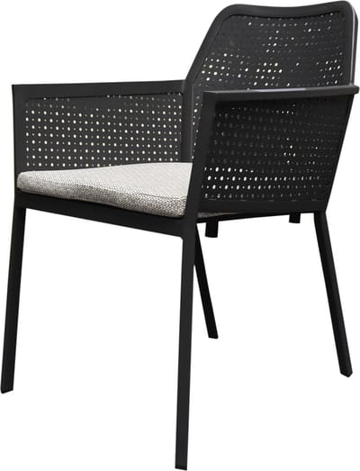 Rivola dining tuinstoel aluminium antraciet