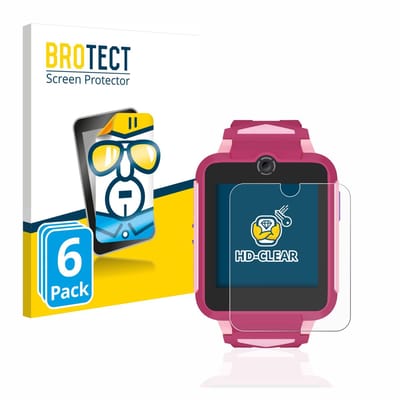 BROTECT - Screenprotector voor TCL Movetime Family Watch MT42X - Folie Beschermfolie transparant 6 Stuks