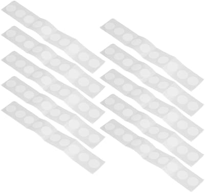 Dailygoods- RFID-tags Herschrijfbaar - Zelfklevende Etikettenstickers - 100 Stuks - Diameter 30 mm - KM4Q-chip - Bestand tegen hoge temperaturen - 10 jaar gegevensopslag - Etiketten