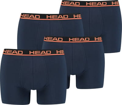 BOXERS Set van 4 hoofd-basisboxerbroeken voor heren, ondergoed, ondergoed