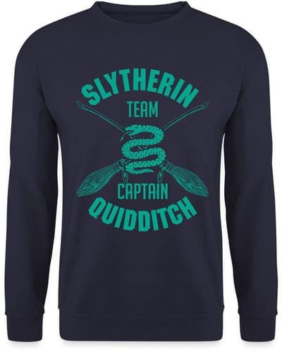 Harry Potter Slytherin Team Captain Quidditch Sweater Heren
