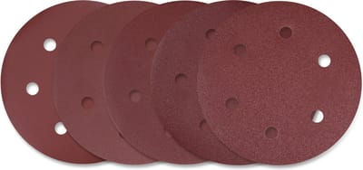 FERM - DSA1001 - Schuurpapier - set - Diameter - 225mm - Klittenband- bevestiging - 25st - Bestaande uit - G60 -G120 - G180 - G240 - G400 - elk 5 stuks - voor - Gipsplaat - schuurmachines - Zeer geschikt voor - DSM1010 - Telescopische - schuurmachine
