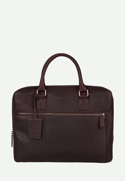Burkely Fundamentals Antique Avery Laptopbag 13,3'' - Laptoptas - Volwassenen - Bruin
