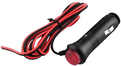 Allecto - Auto Sigarettenaansteker Plug - 1.5 m Mannelijke Stekker - Veilig en betrouwbaar - 12 V 24 V - Geschikt voor alle voertuigen - Hoogwaardi...