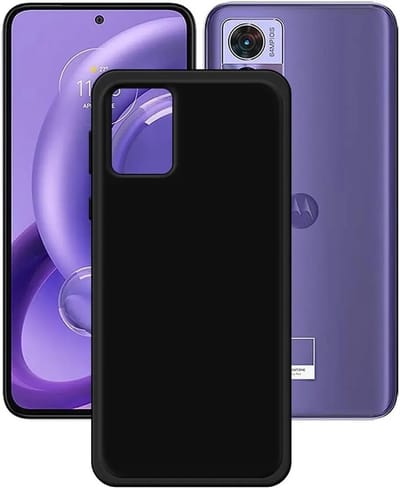 Dun TPU Hoesje Zwart Geschikt voor Motorola Edge 40 Neo | Back Cover Matte Zwart | Flexibel | Lichtgewicht | Ultra Dun