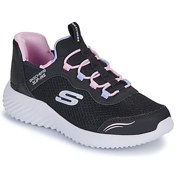Skechers Slip-Ins Bounder meisjes sneakers zwart - Maat 36 - Extra comfort - Memory Foam