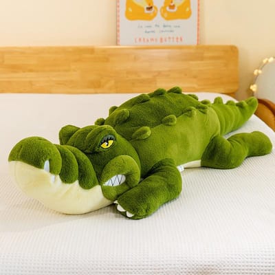 Nouveau produit Simulation Crocodile Oreiller Crocodile Peluche Jouet Dormir Long Oreiller Pince Jambes Grande Poupée de Chiffon Oreiller Poupée 120cm