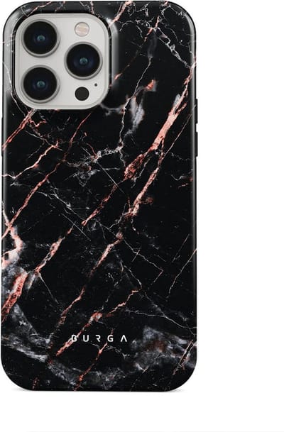 Burga Tough Case Apple iPhone 15 Pro - Rose - Goud Marble