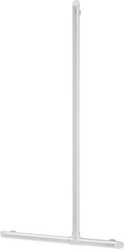Delabie T-Vormige Douchestang Be-Line Ø35 H.1130X500 Aluminium Wit