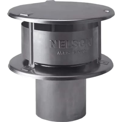 Burgerhout Nelson rookgaskap Ø130mm Aluminium Nelson