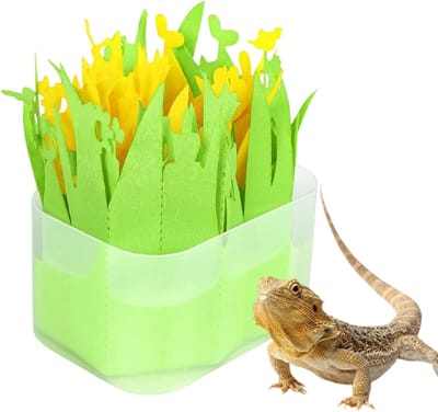 Terrarium Luchtbevochtiger - Reptielen Bevochtiger - Habitat Onderhoud - Verstoppingsvrije Filtratie - 9D x 12W x 9H cm - Groen