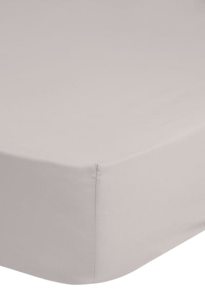 HIP hoeslaken effen kleur - Lits jumeaux 180x200 cm - Zand - 100% Katoen satijn