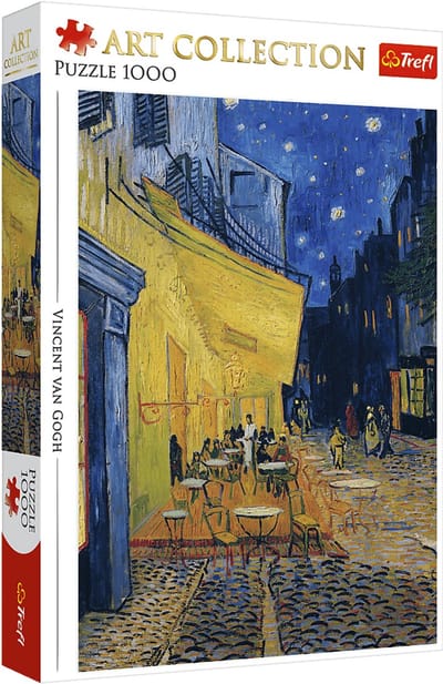 Trefl puzzel kunst 1000 stukjes - Café Terrace at Night - FSC karton.