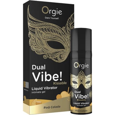 Orgie - Dual Vibe! Kissable Liquid Vibrator - Pina Colada - 0.5 fl oz / 15 ml