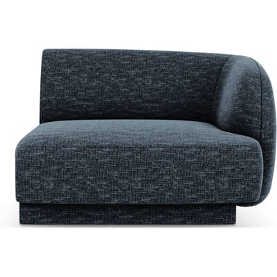 Modulair hoekelement Miley rechts chenille | Micadoni Limited Edition