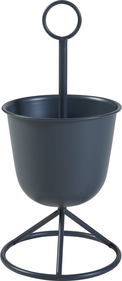 Plantenstandaard Alphen 1 bloempot 48x23 cm zwart [en.casa]