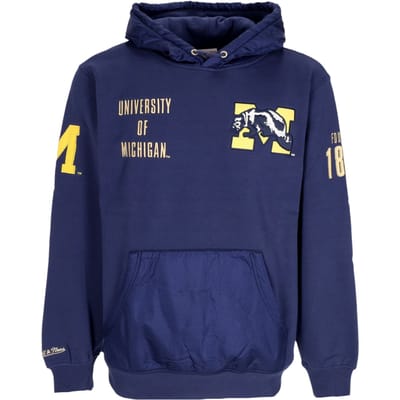 Herenhoodie Ncaa Team Og 2.0 fleecehoodie Vintage logo Micwol originele teamkleuren