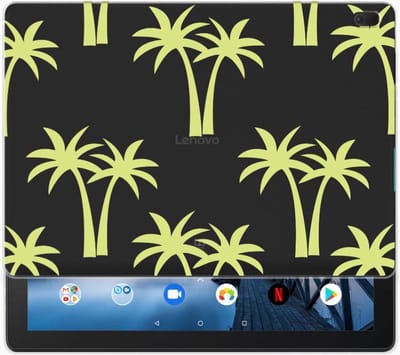 Lenovo Tab E10 Siliconen Hoesje Palmtrees