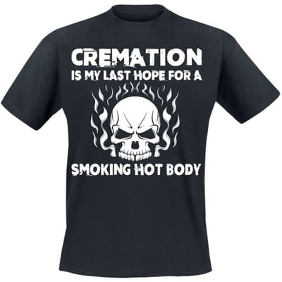 Sprüche - Fun T-shirt - Smoking Hot Body - M tot XXL - voor Mannen - zwart