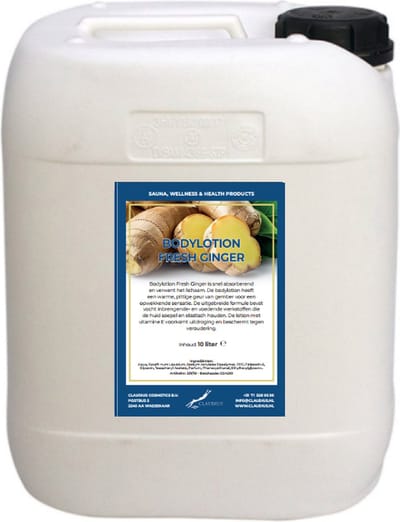 Bodylotion Fresh Ginger 10 Liter - navulling