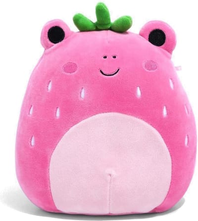 Klikkopers® - Kawaii knuffel - Squish Knuffel - 18 cm tot 22 cm - Aardbei Knuffel - Kawaii Kussen
