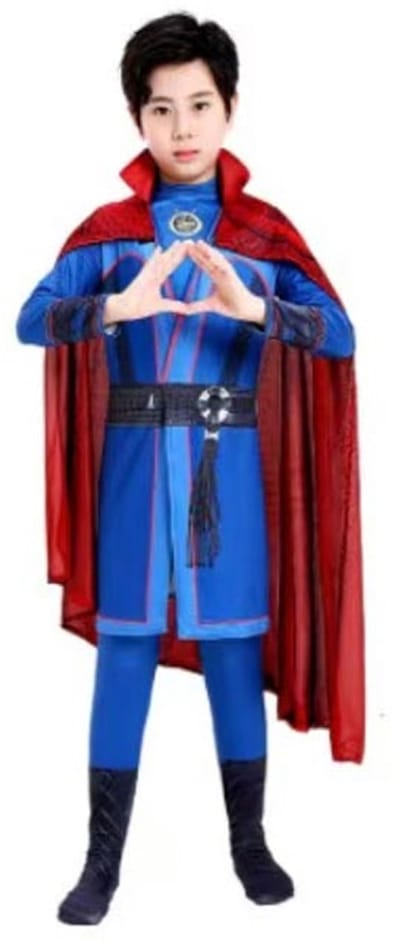 Doctor Strange verkleedkostuum voor kinderen - maat S 110-120 cm - Carnaval, Halloween en verjaardag pak kids suit