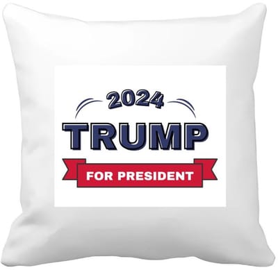 Akyol - trump for president 2024 Kussen hoes - President - trump aanhangers - verjaardagscadeau - support - kado - 40 bij 40 cm