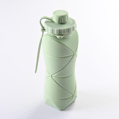Opvouwbare waterbeker met grote capaciteit voor buiten, reizen, sporten, draagbare siliconen waterbeker, voedselveilige telescopische opvouwbare beker