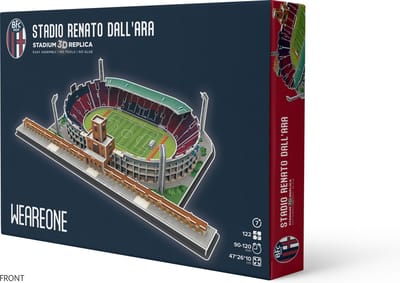 WEAREONE Tiger 3D Puzzle Bologna Stadium - 123 stuks - 8+ jaar
