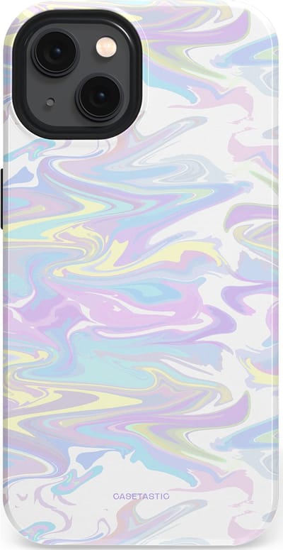 Casetastic Hoesje Geschikt voor Apple iPhone 13 Magsafe - Stijlvolle Beschermende Duo-layer Case - IJsdans van kleur