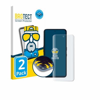 BROTECT - Screenprotector voor Nothing Phone (3a) Lite - Folie Beschermfolie matte volledig dekking 2 Stuks