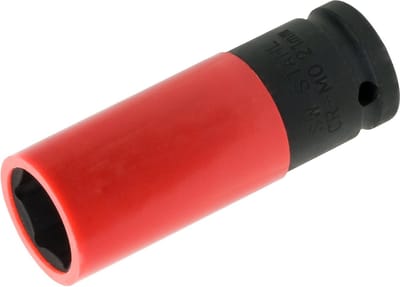 SW-Stahl 07873L wielmoerinzet met beschermhuls en dop 21 mm