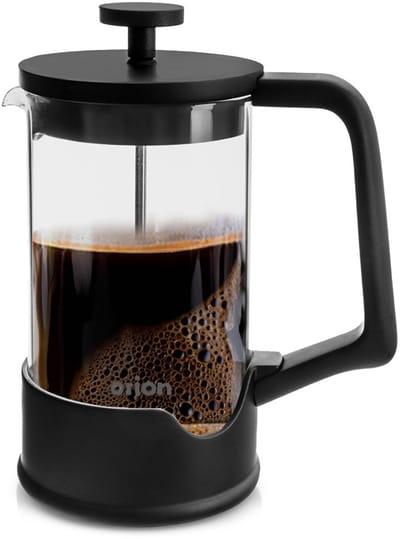 Orion Black Serie - Glazen Percolator - 400ml - Ergonomische Handgreep