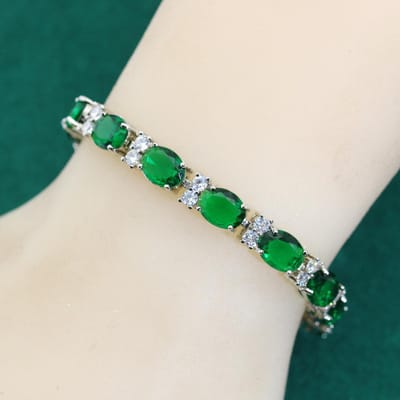 Bracelets en zircon AAA, cadeaux de mariage simples et élégants beige