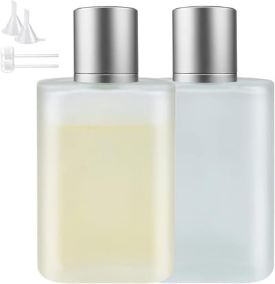 Lege Parfumflessen 100ml - Herbruikbare Atomizers voor Reizen, Inclusief Pomp en Trechter voor Vrouwen en Meisjes