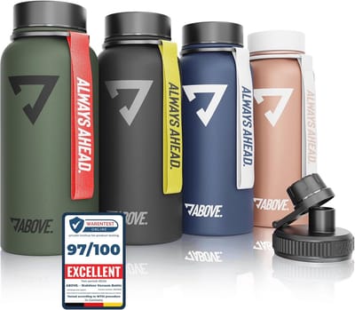 Roestvrijstalen Drinkfles 950ML - Dubbelwandig, Lekvrij, Houdt Drank Tot 12U Warm & 24U Koud voor Sport & Outdoor