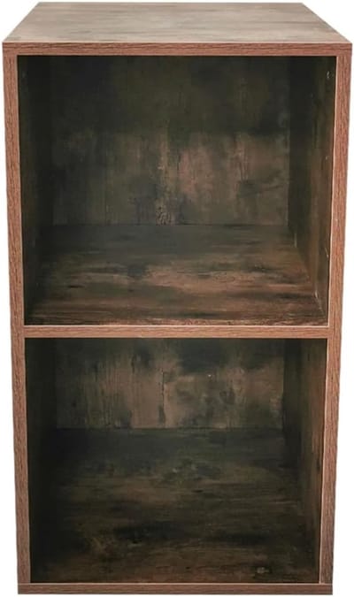 SNJY® LP Opbergsysteem - Vinyl Houder - Platenrek - 34D x 36B x 70H cm - Bruin