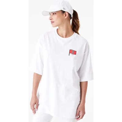 New Era Mlb Burger Grphc Boston Red Sox T-shirt Wit S Man,Vrouw