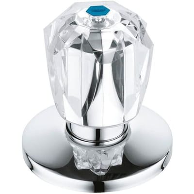 GROHE Bovenstuk 11544 3/4\" f.UP-kran. Brillant greep markering blauw chroom, 11544000