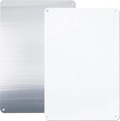 Sublimatie Blanks Aluminium Panels met Gaten voor Thermische Transfer - 2 Stuks 300x200mm