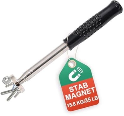 Telescopische Magnetische Stok voor het Optillen van Spijkers en Schroeven