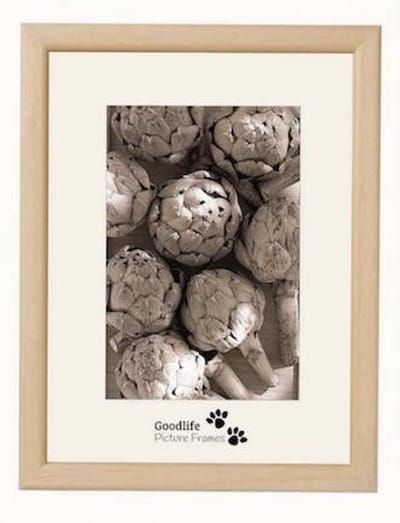 Fotolijst Merano 40x60 Naturel - Normaal glas - 12 mm breed profiel - Goodlife Picture Frames