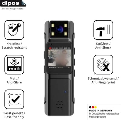 dipos – 2x Matte Pantserfolie geschikt voor ARMYJY P1 WiFi | 9H Screenprotector