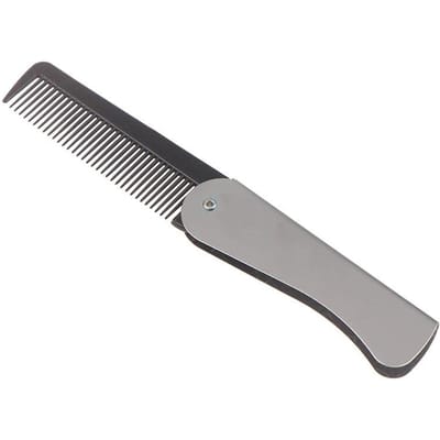 Draagbare opvouwbare zakkammen voor mannen Oliekop Draagbare baardkammen Haarstylingproduct Kammen voor mannen Vrouwen