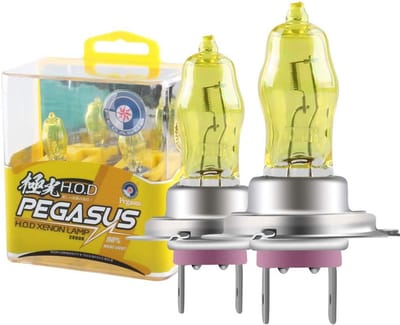 Halogeen Koplamp Lampen - Autolampen Geel Licht - Verbeterde Zichtbaarheid - Hoge Penetratie Kracht - 100W 12V - Goudgeel