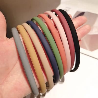 9 Stuks - Dunne Dames Haarbanden - Diadeems - Multi kleuren