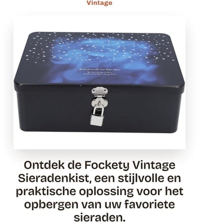 Dailygoods- Sieradenbox Grote Capaciteit - Opbergdoos met Deksel - Lockable Sieradenopslag - Lichtgewicht en Draagbaar - Geschikt voor Oorbellen/Ringen - Uniek Ontwerp met Slot