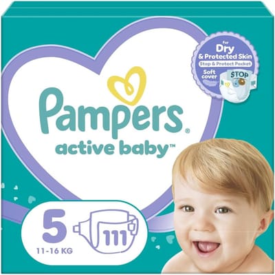 Baby luiers - Kruipers luiers - Dagelijkse bescherming - Lekvrije sluiting - 110 stuks - Wit